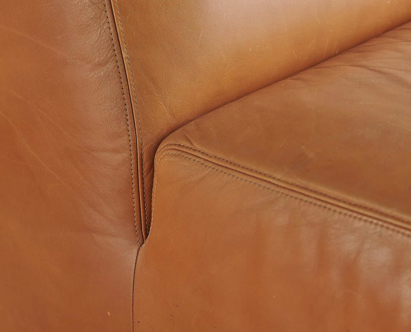 LEATHER ITALIAN 5PC SECTIONAL SOFA