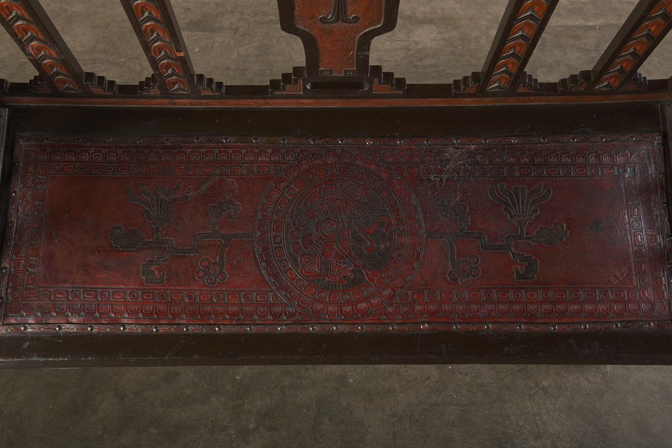 MAYAN REVIVAL BENCH