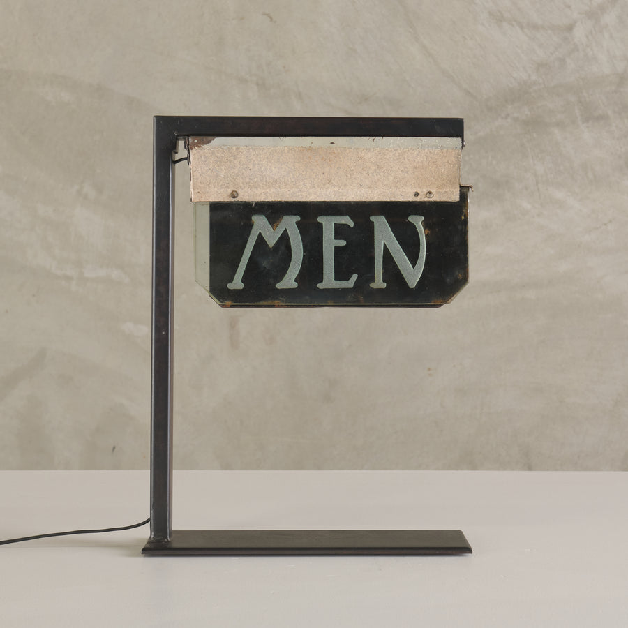 'MEN' DECO TABLE LAMP