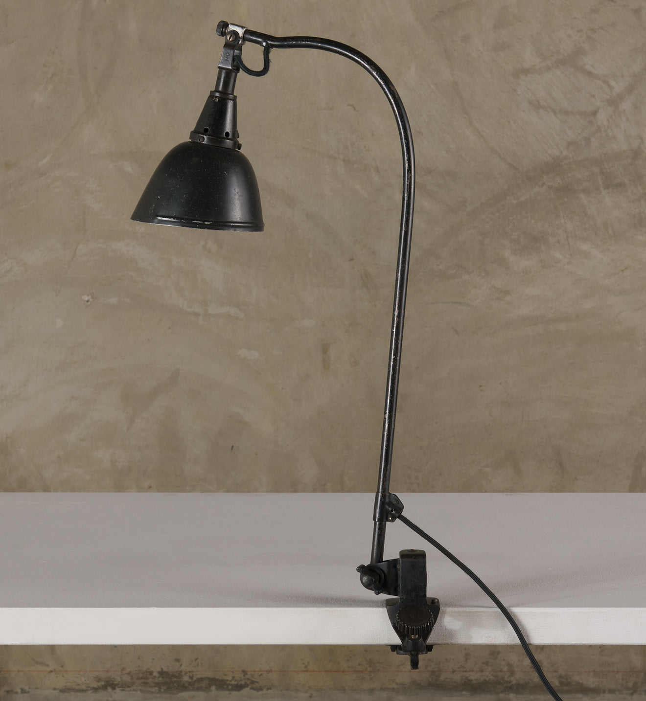 MIDGARD 'BAUHAUS' ADJUSTABLE ARCHITECT'S DESK LAMP