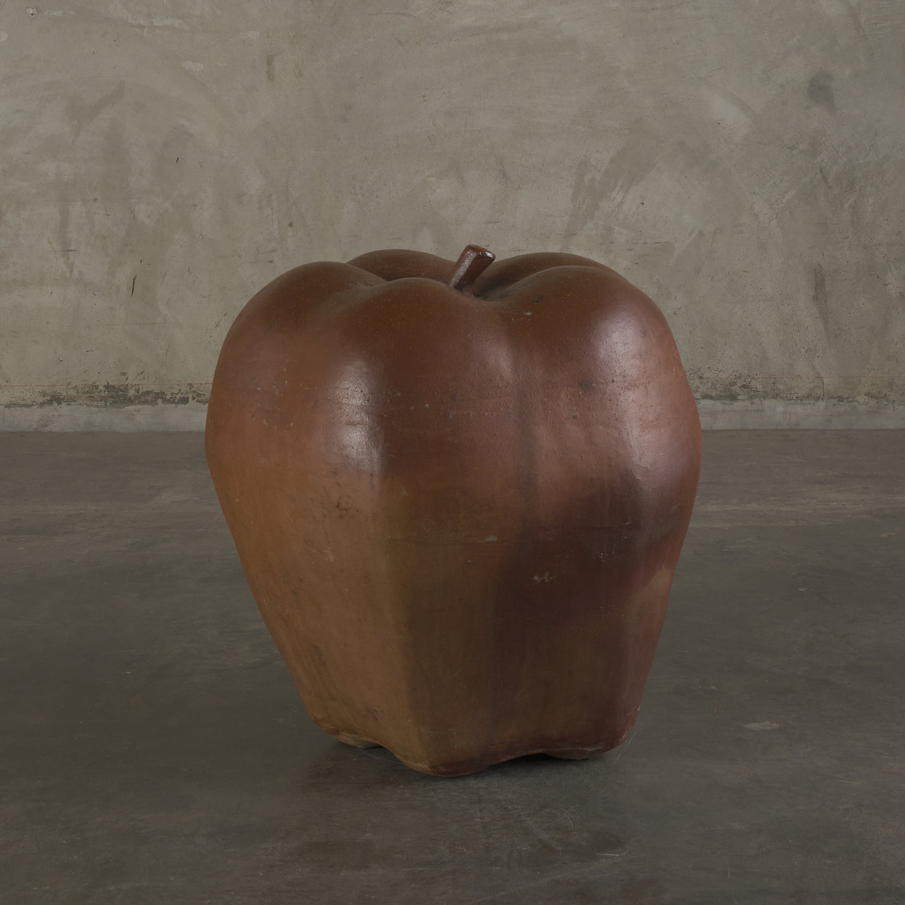 MONUMENTAL GLAZED IRONSTONE APPLE