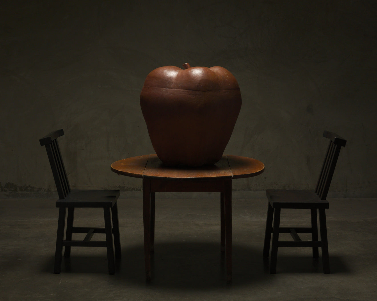 MONUMENTAL GLAZED IRONSTONE APPLE