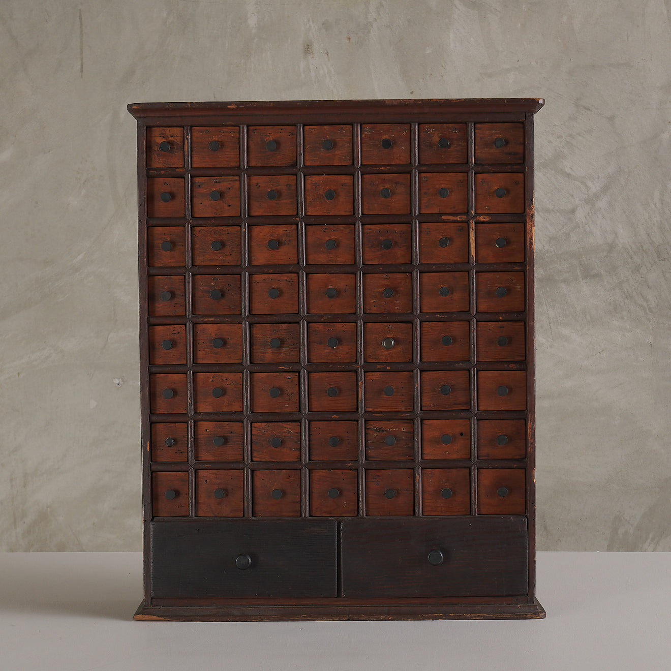 MULTI-DRAWER TABLE TOP CABINET, C1900