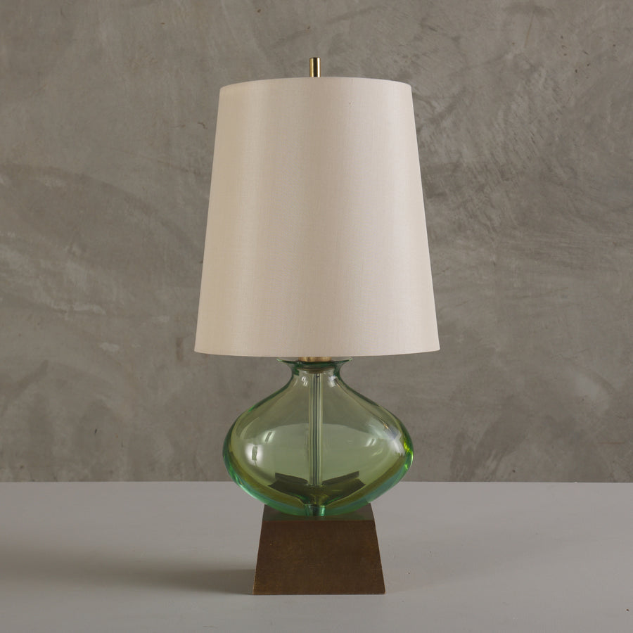 MURANO GLASS TABLE LAMP, ITALY, 1950'S