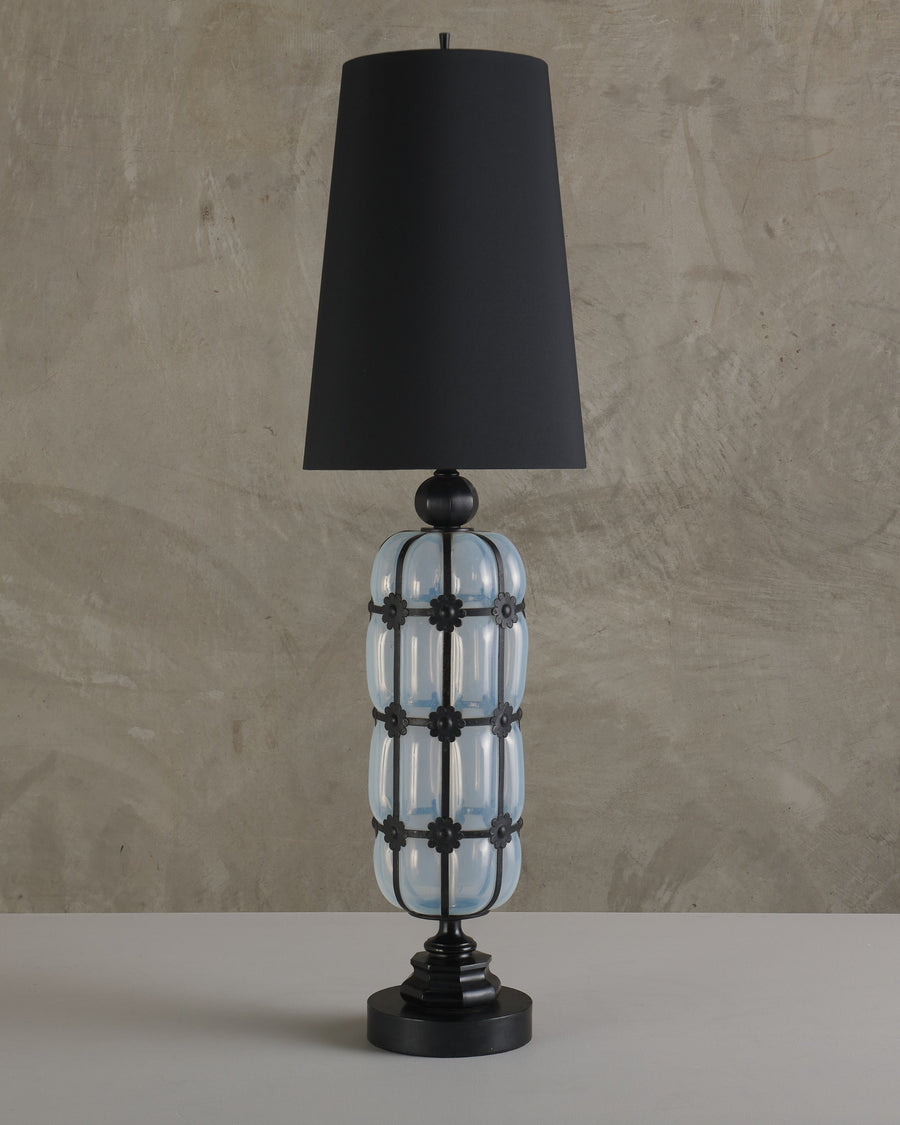 MURANO OPALESCENT (GIRASOL) MID CENTURY TABLE LAMP