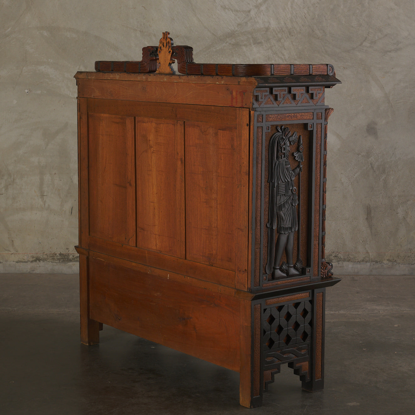 MAYAN REVIVAL CABINET