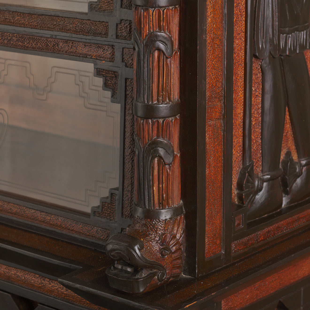 MAYAN REVIVAL CABINET