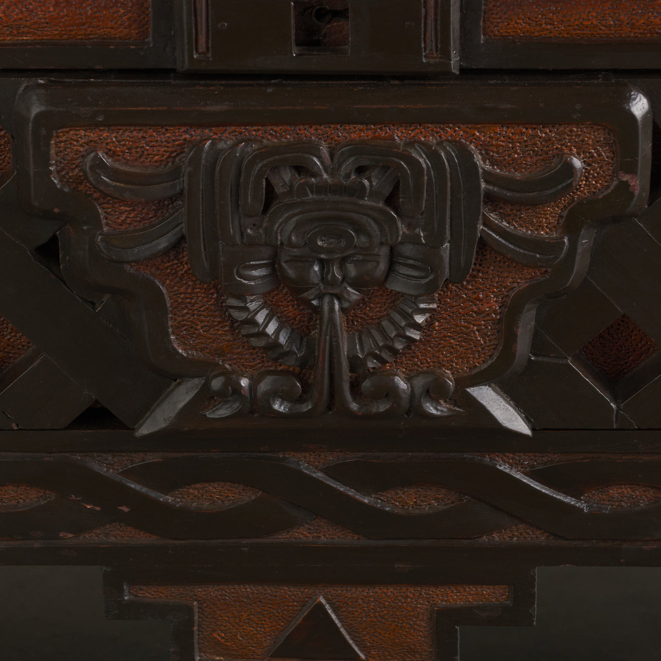 MAYAN REVIVAL CABINET