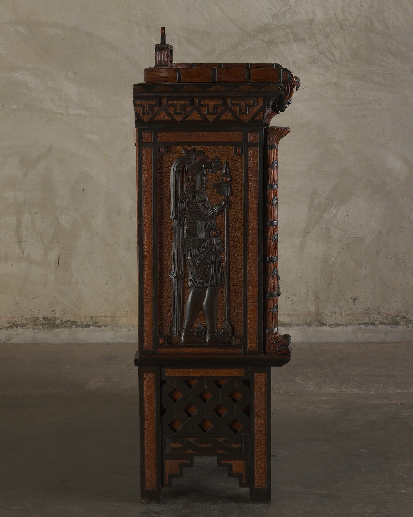MAYAN REVIVAL CABINET