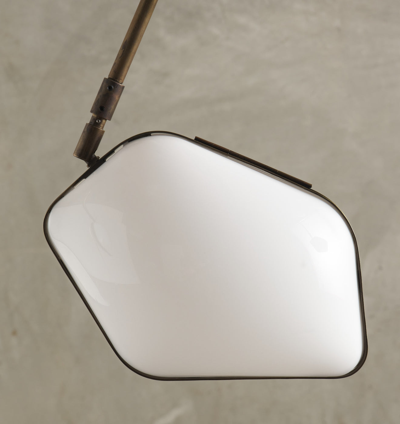 OPALINE BRASS FIXTURE BY THIERRY JEANNOT