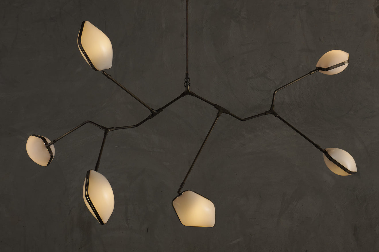 OPALINE BRASS FIXTURE BY THIERRY JEANNOT