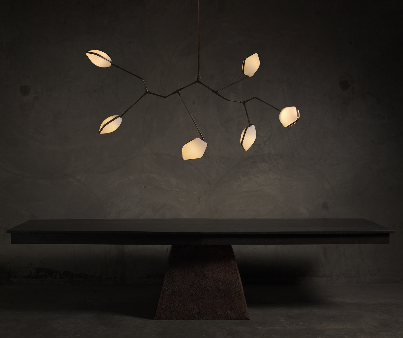 OPALINE BRASS FIXTURE BY THIERRY JEANNOT
