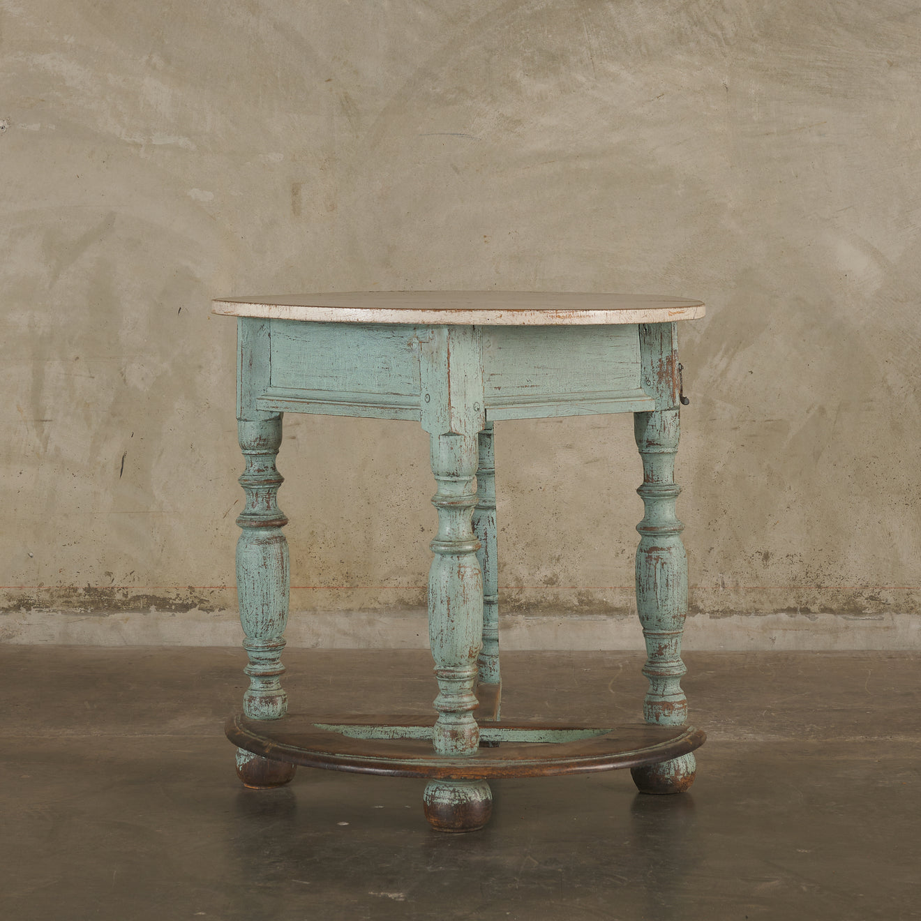 PAINTED TOP DROP LEAF TABLE