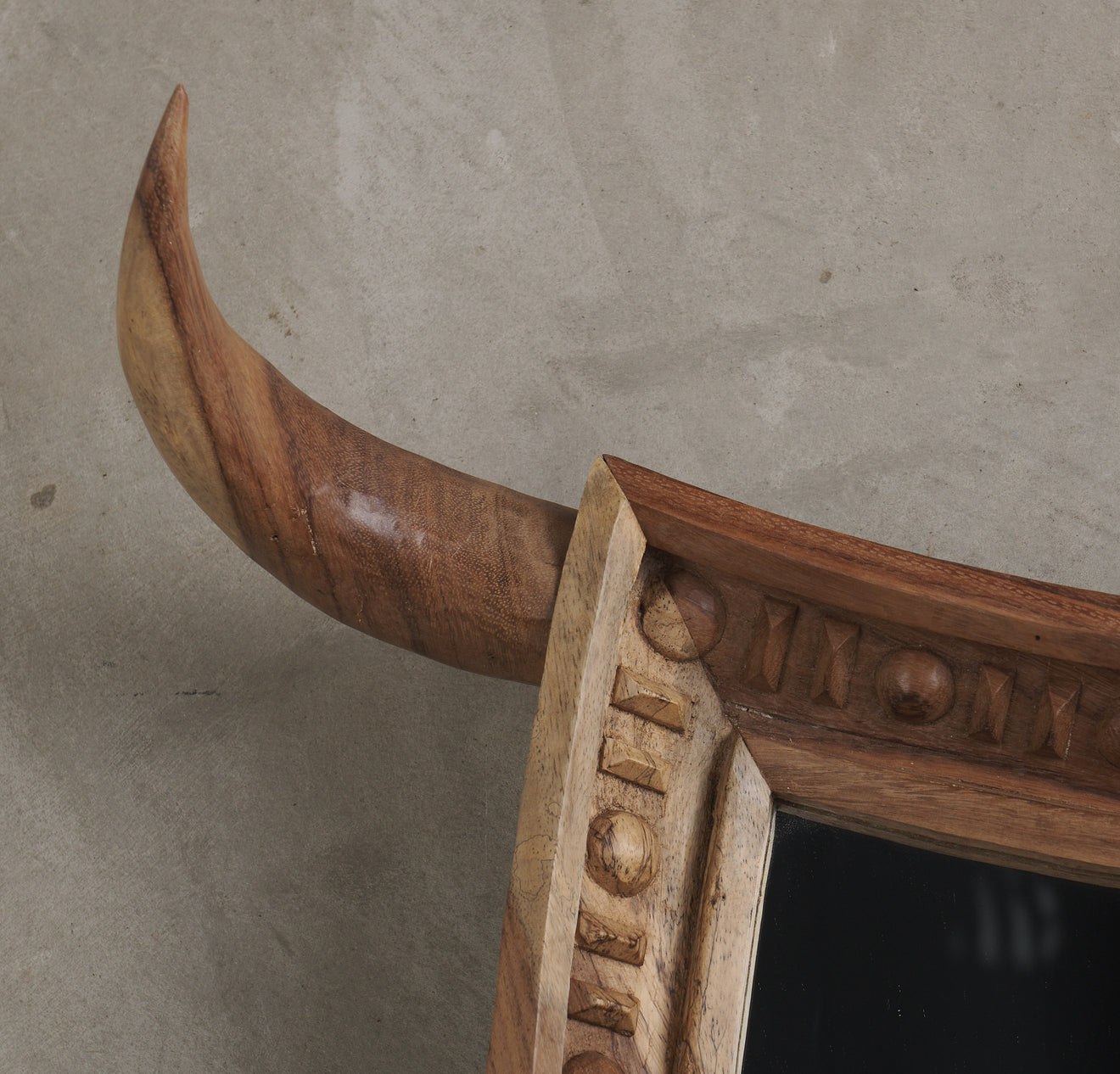 PAIR OF LARGE MINOTAUR MIRRORS BY MIKE DIAZ