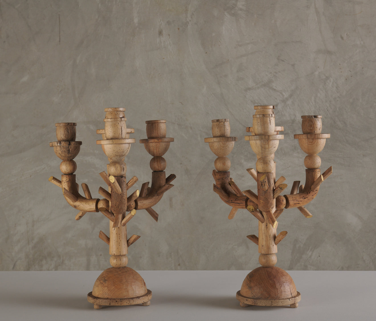PAIR OF MYSTRAS CANDELABRA
