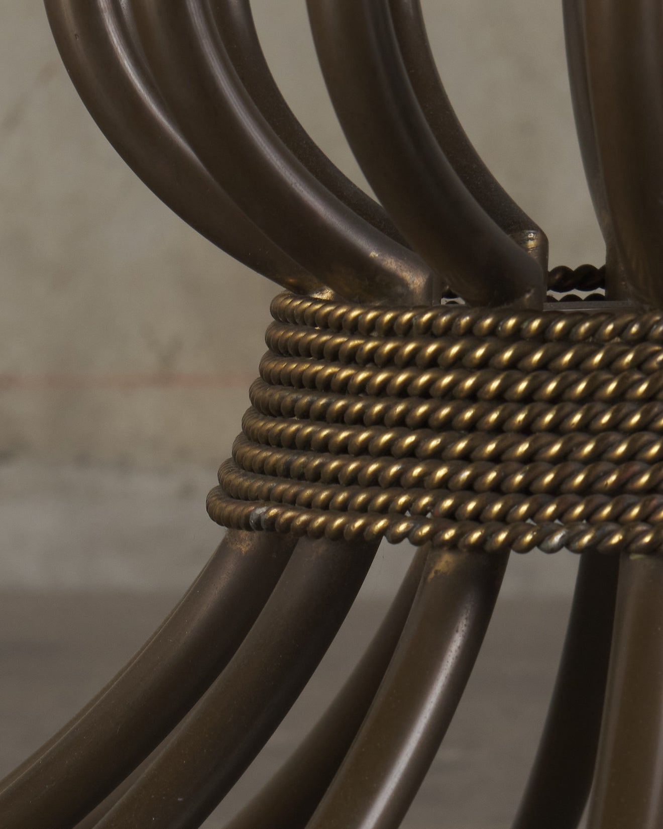 PANI LEATHER TOP CENTER TABLE