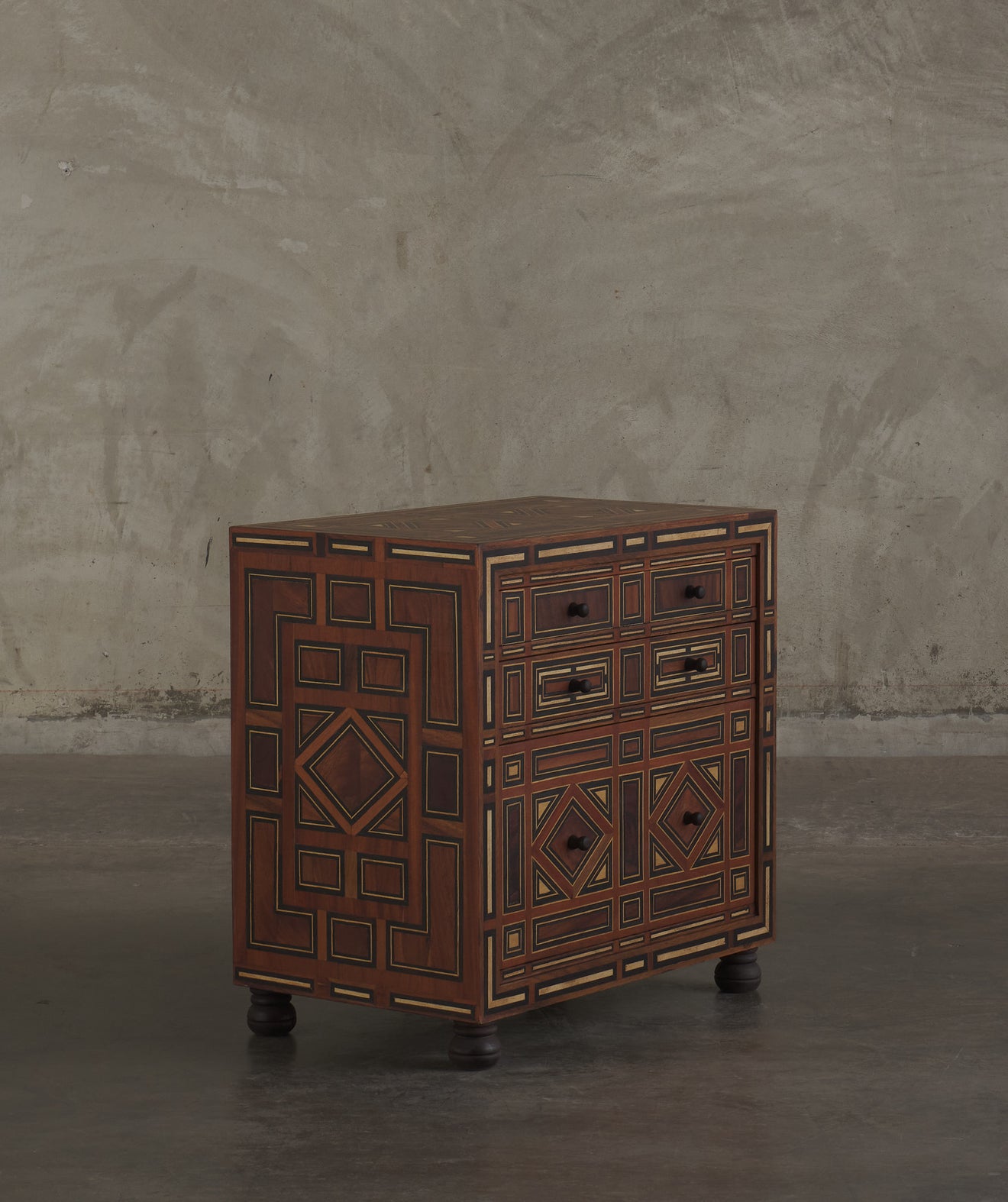 MARQUETRY NIGHTSTAND(S) BY ERNESTO VELAZQUEZ