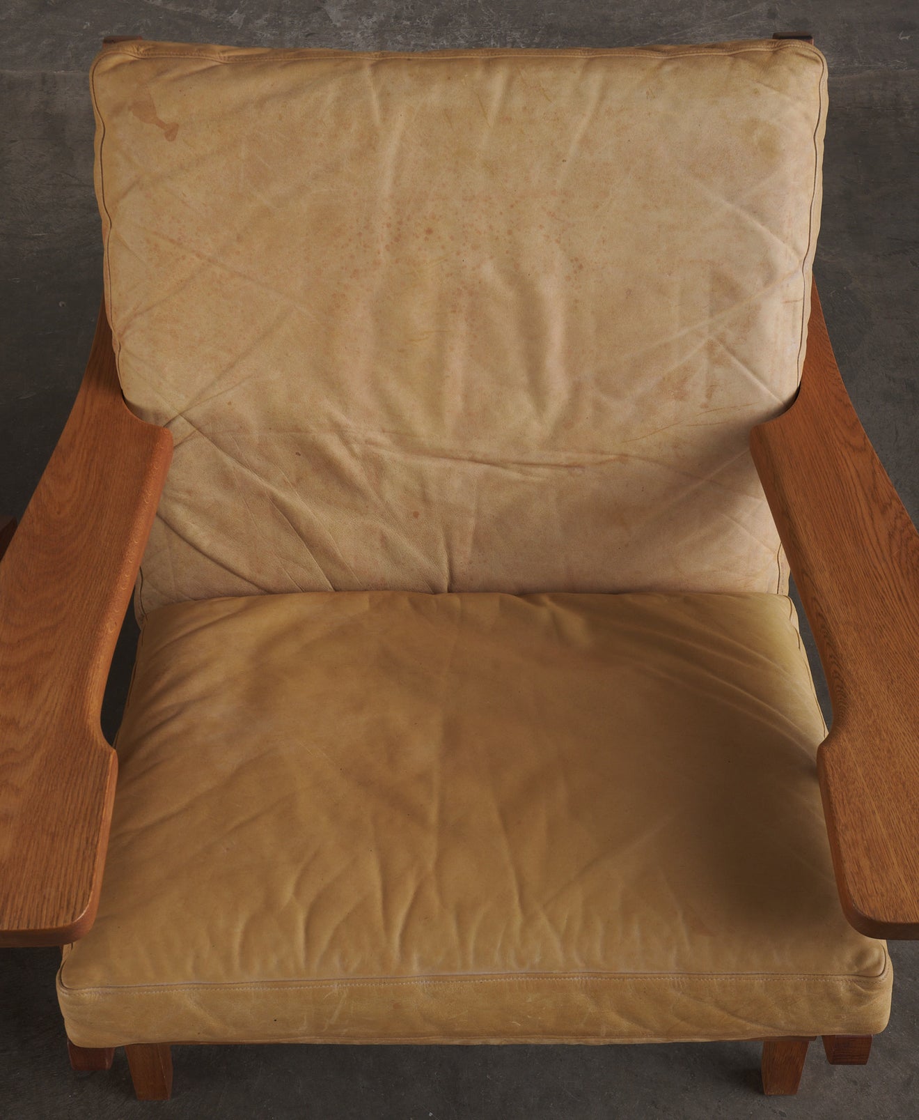 Pair of Hans J Wegner armchairs, model GE 370, Getama, Denmark, c1965