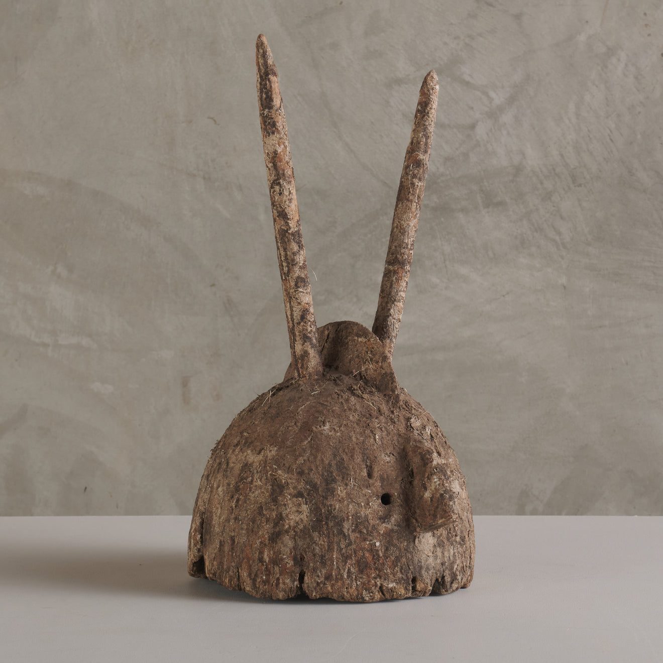 RARE HORNED AFRICAN BANANA HELMET MASK
