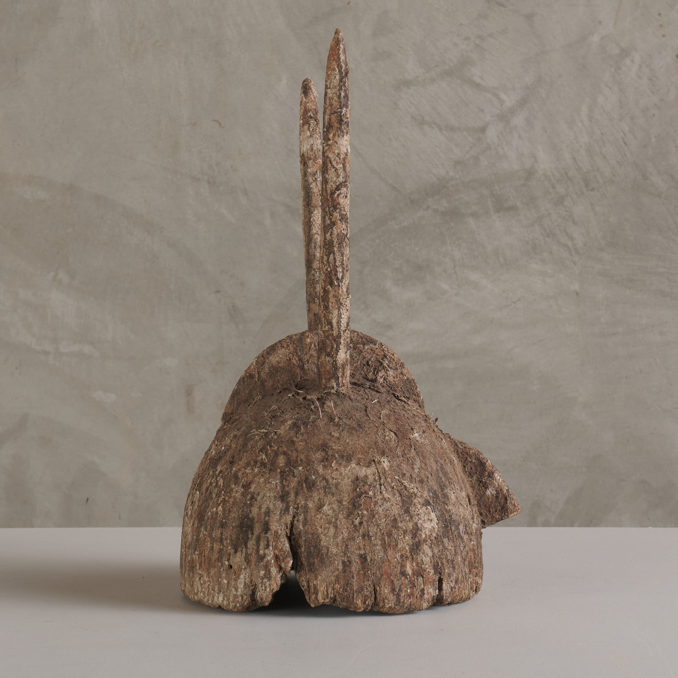 RARE HORNED AFRICAN BANANA HELMET MASK