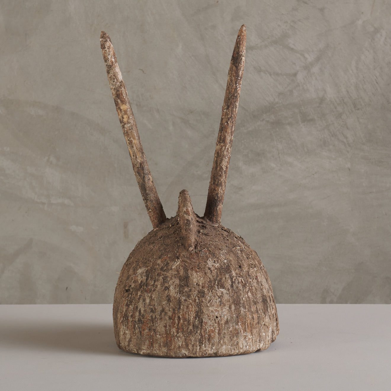 RARE HORNED AFRICAN BANANA HELMET MASK