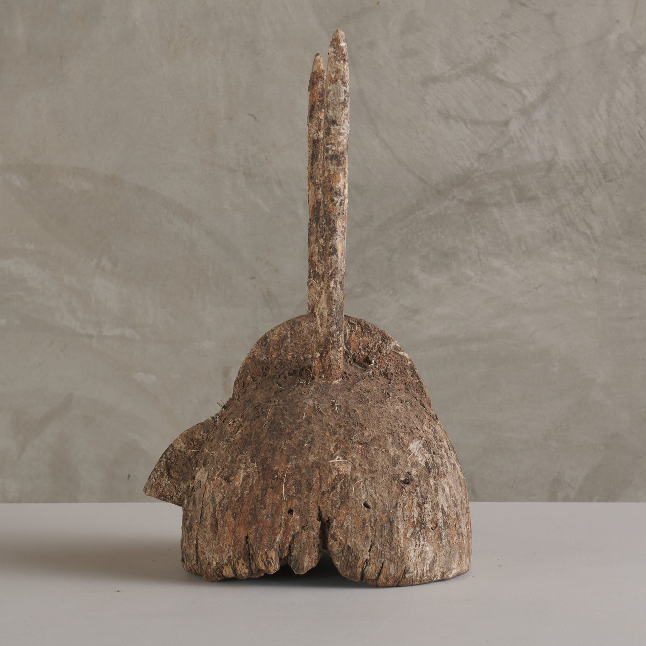 RARE HORNED AFRICAN BANANA HELMET MASK