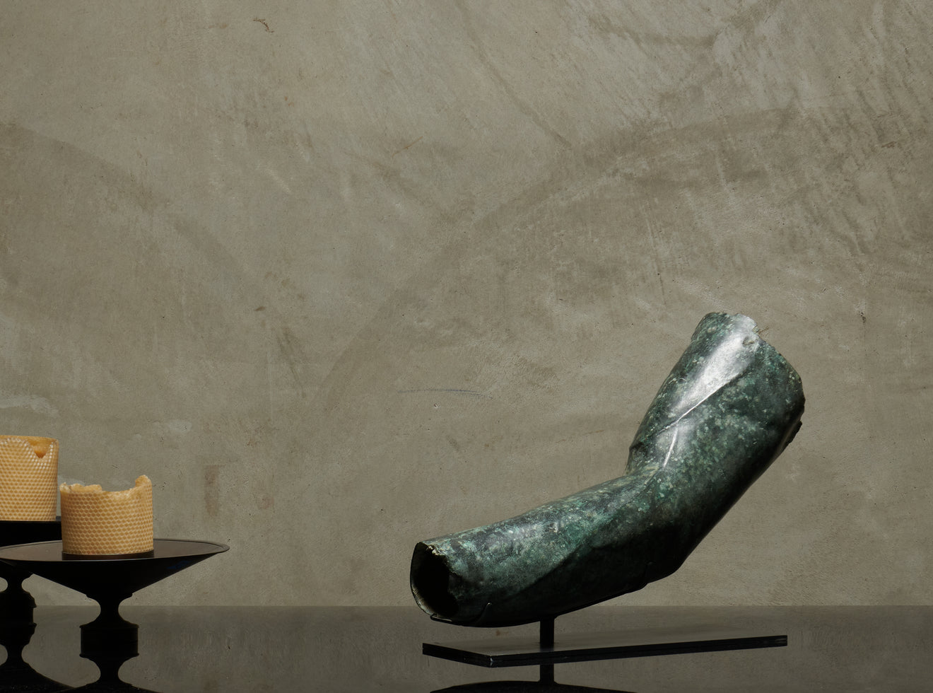 ROMAN LARGER THAN LIFE SIZE CAST BRONZE ARM