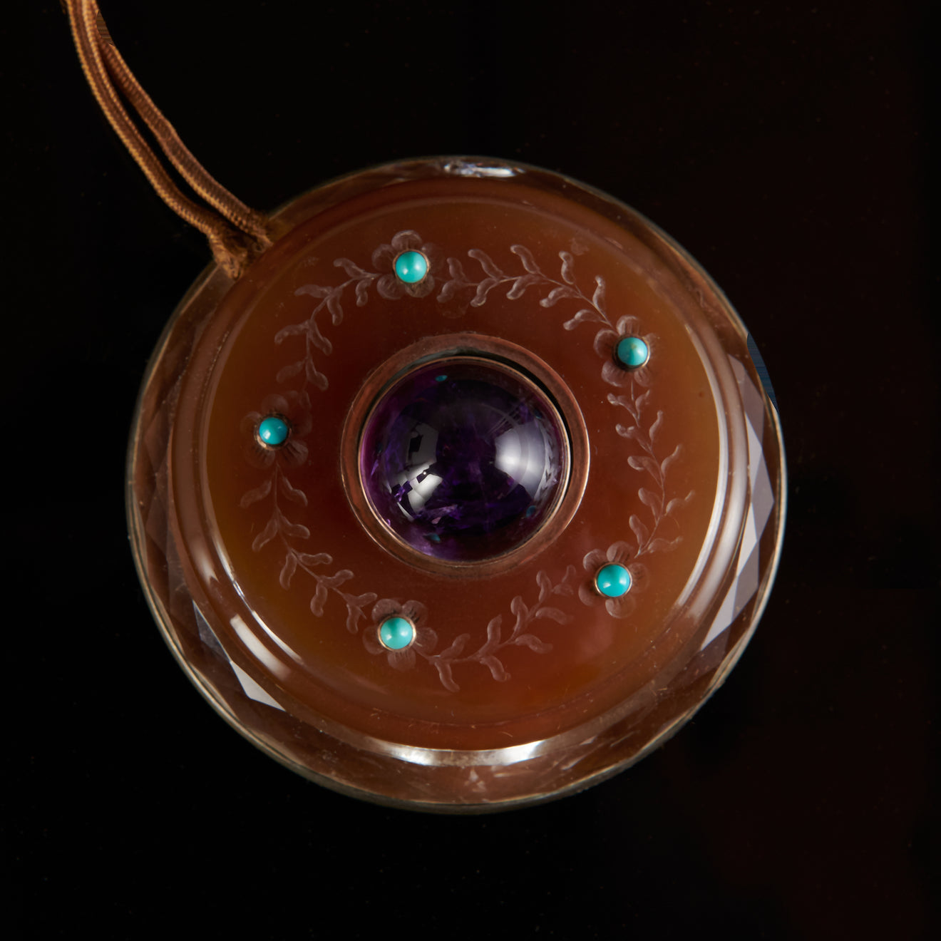 Russian Hardstone Service Bell, Early 20th Century