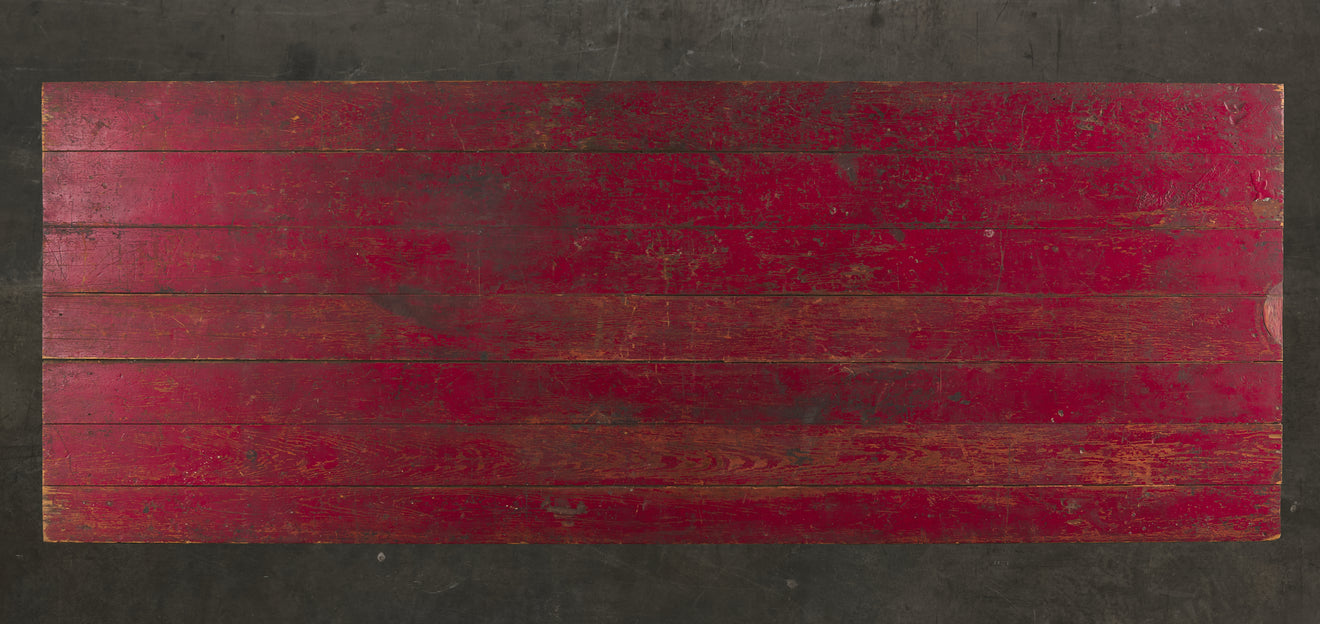 RUSTIC PAINTED TABLE FROM UPSTATE NEW YORK