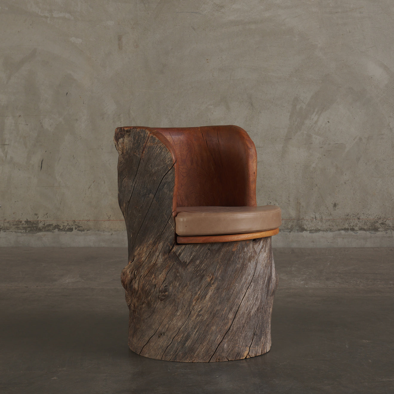 TREE 'KUBBESTOL' BARREL ARMCHAIR, 1970