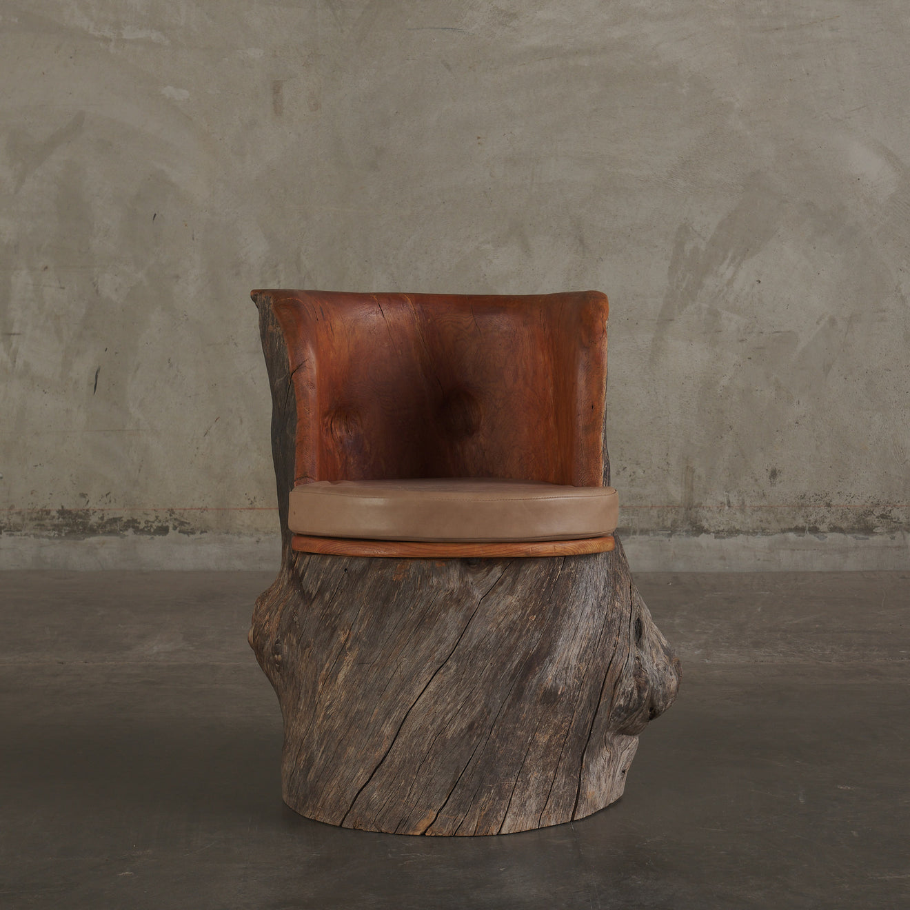 TREE 'KUBBESTOL' BARREL ARMCHAIR, 1970