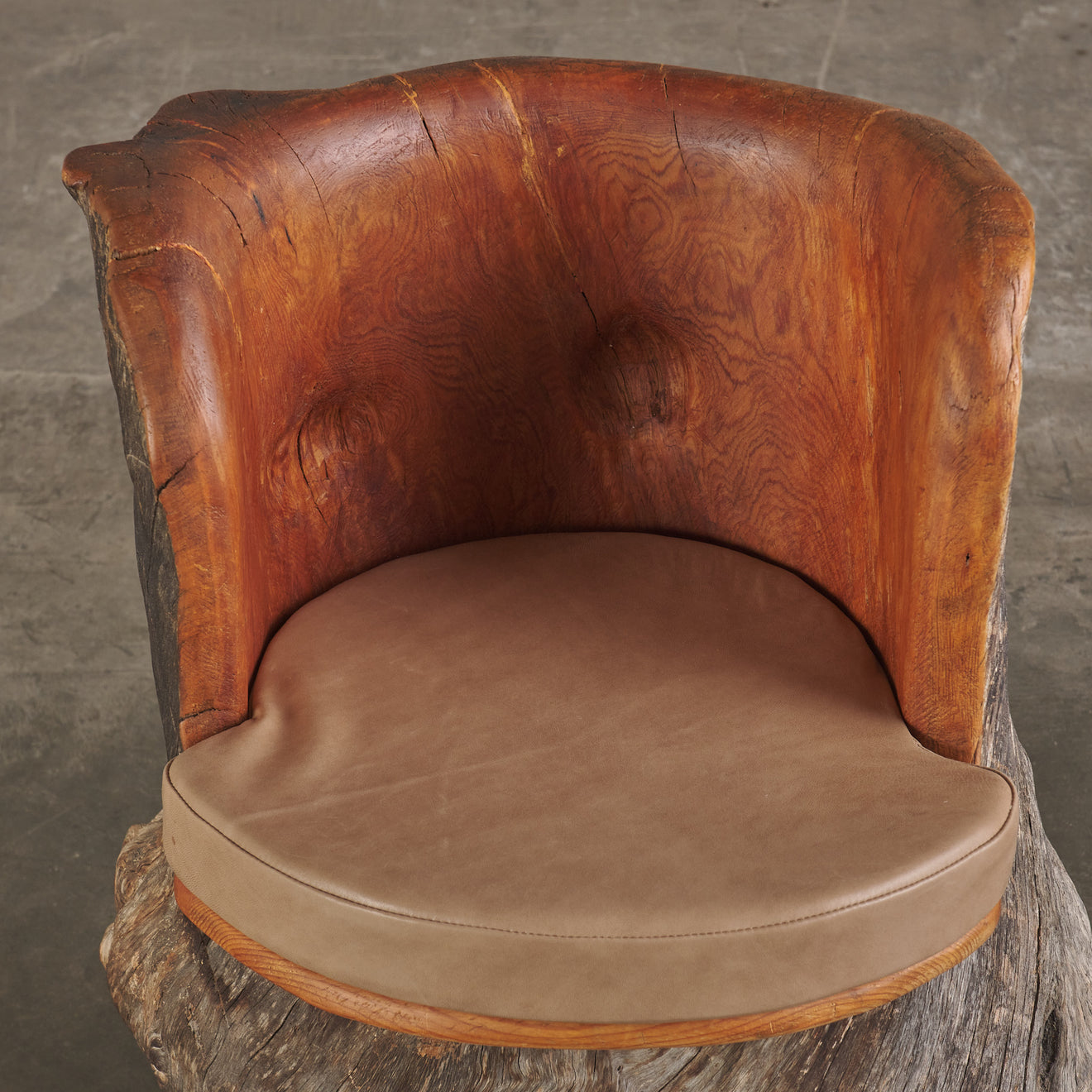 TREE 'KUBBESTOL' BARREL ARMCHAIR, 1970