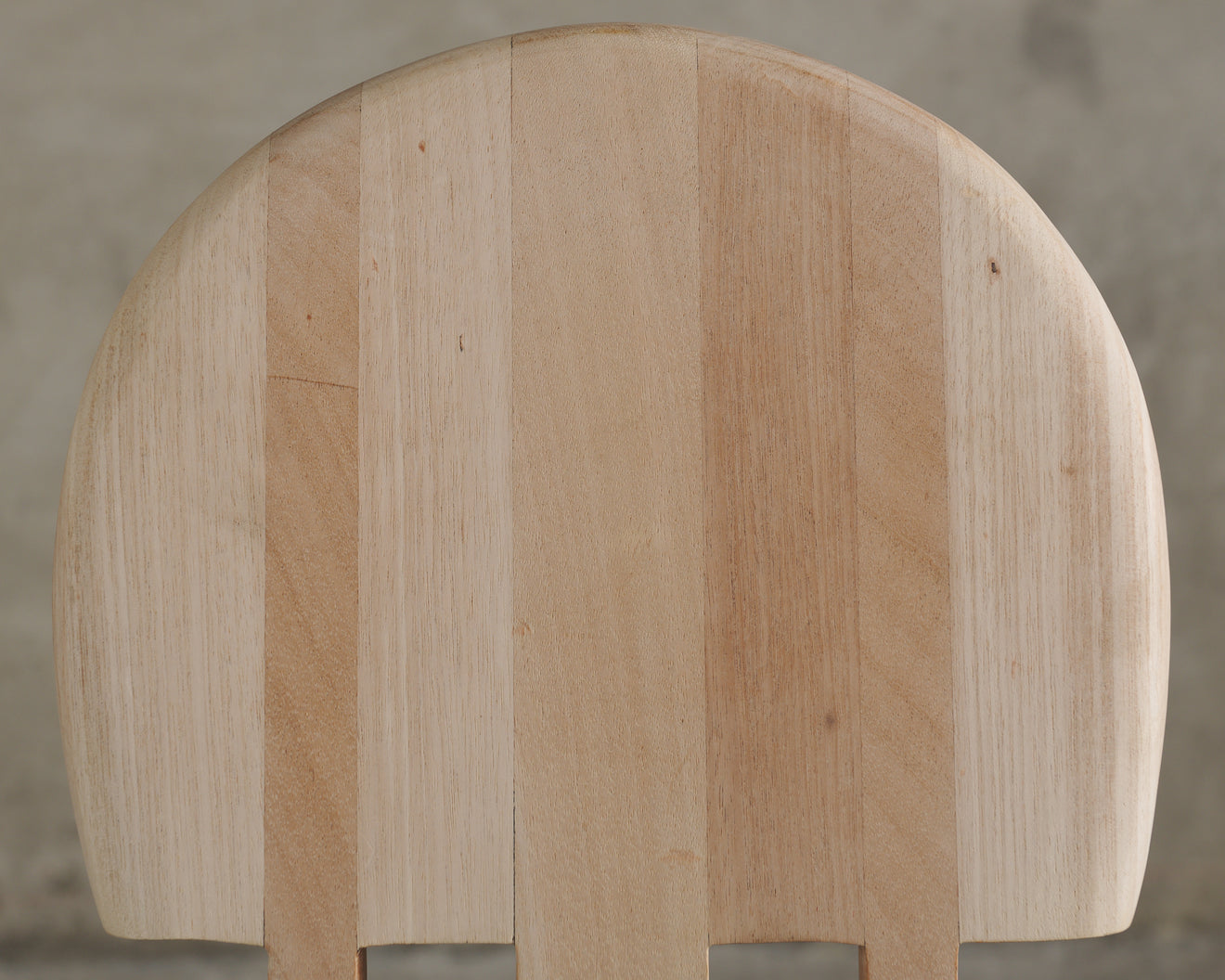 SET OF SIX RAW BLEACHED MAHOGANY CHAIRS