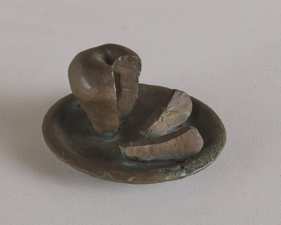 STILL LIFE SCULPTURE OF AN APPLE, 20TH C