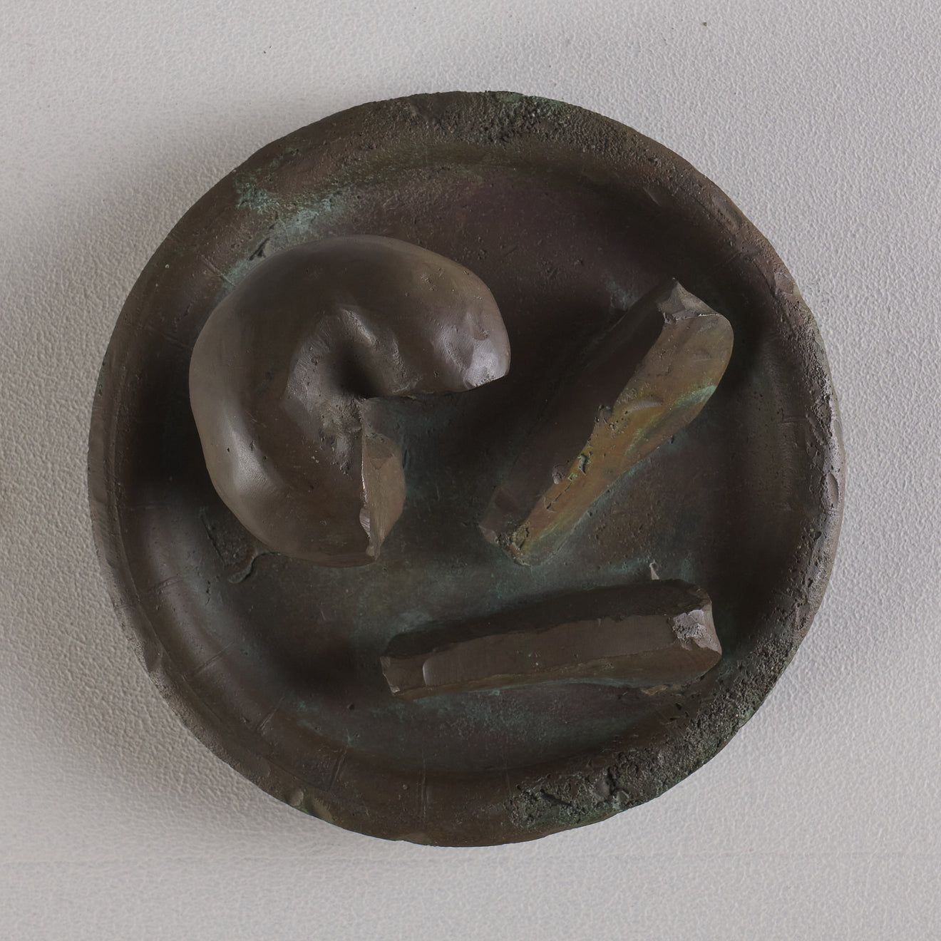 STILL LIFE SCULPTURE OF AN APPLE, 20TH C