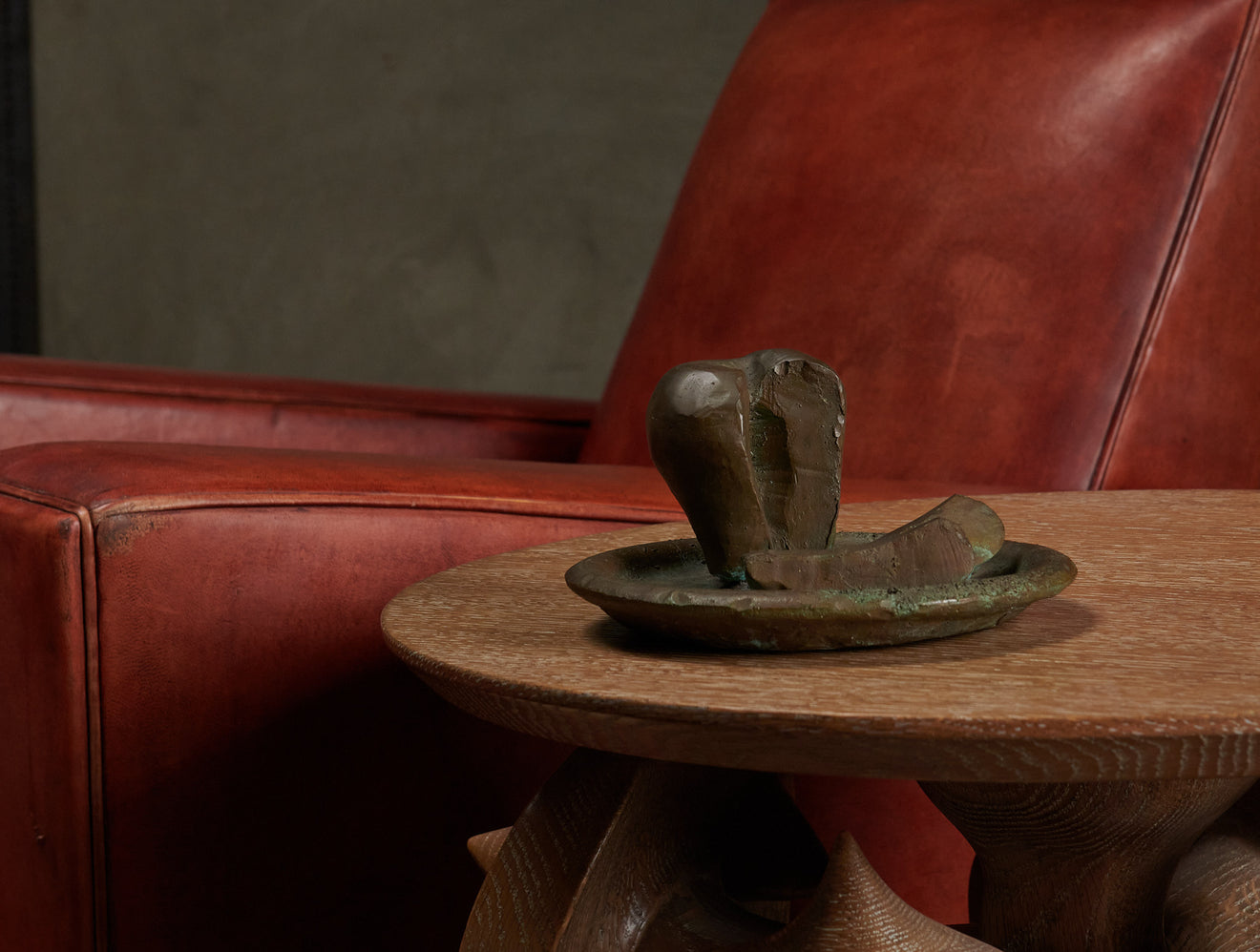 STILL LIFE SCULPTURE OF AN APPLE, 20TH C