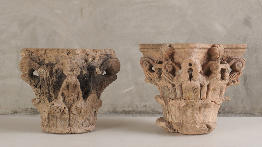 STONE CAPITAL(S), 18TH C JALISCO