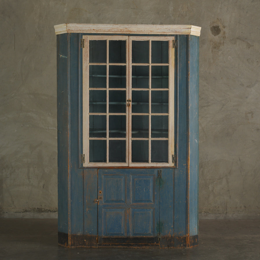 SWEDISH COUNTRY CORNER CABINET