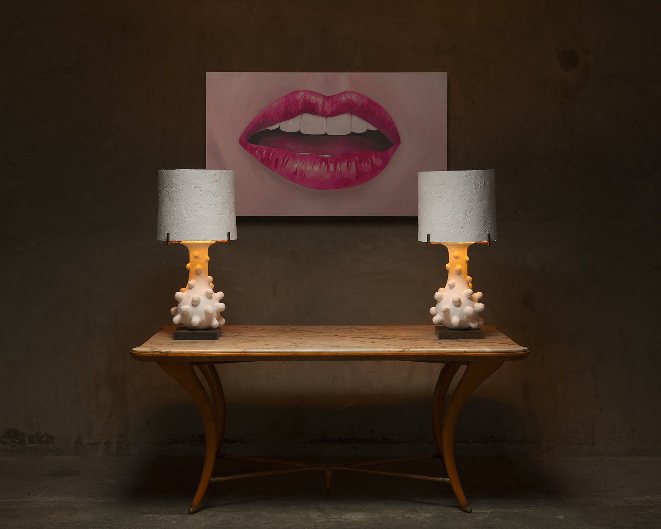 BCW TICKLER TABLE LAMP