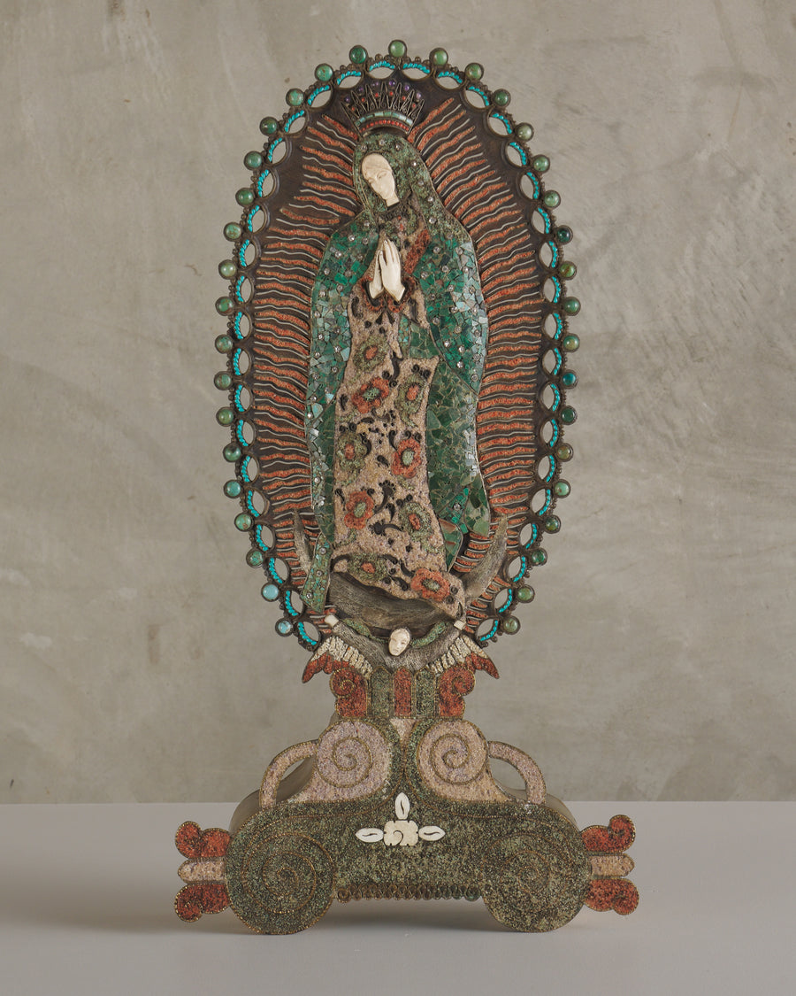 THE VIRGIN OF GUADALUPE BY MATIL POULAT, signed