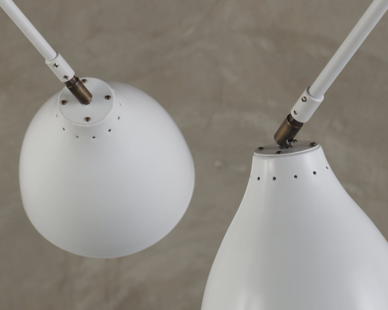 WHITE CRESCENTIA HANGING LIGHT BY THIERRY JEANNOT