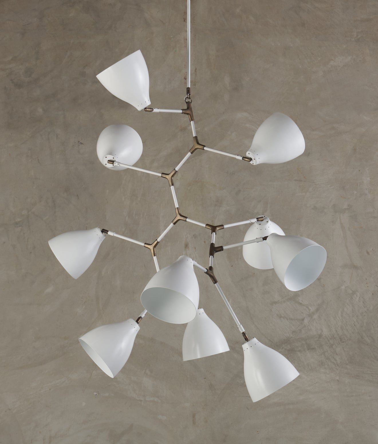 WHITE CRESCENTIA HANGING LIGHT BY THIERRY JEANNOT