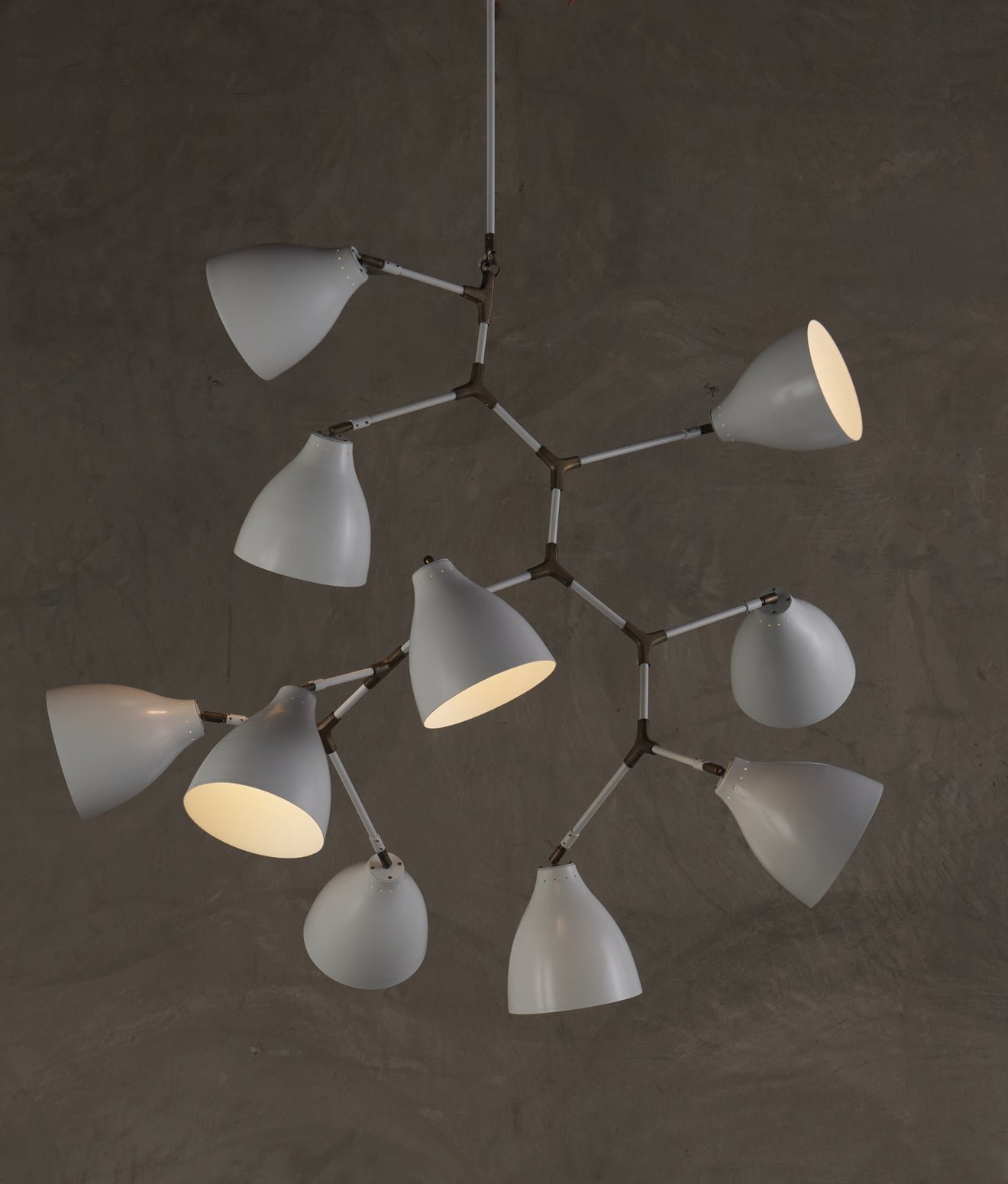 WHITE CRESCENTIA HANGING LIGHT BY THIERRY JEANNOT