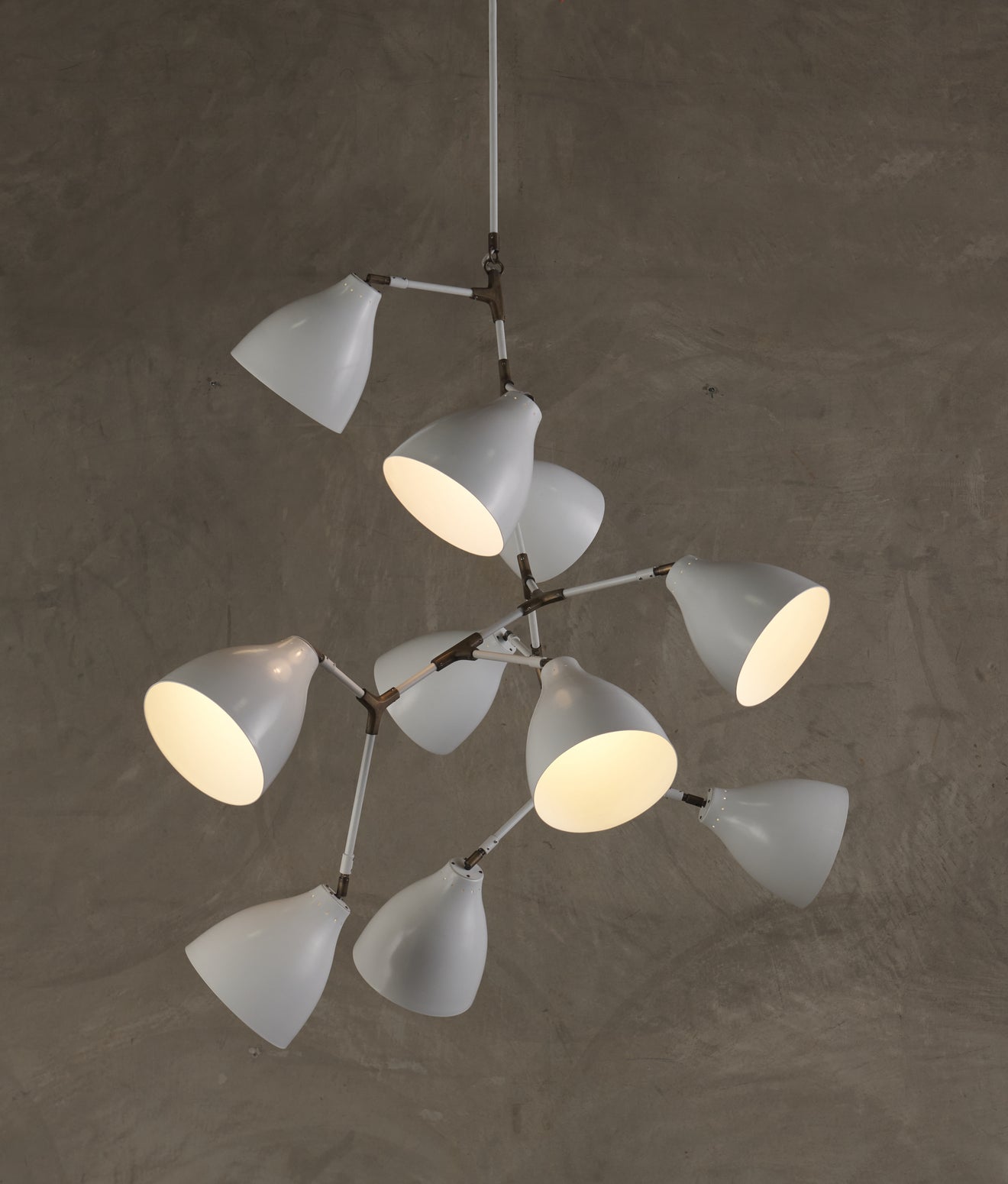 WHITE CRESCENTIA HANGING LIGHT BY THIERRY JEANNOT