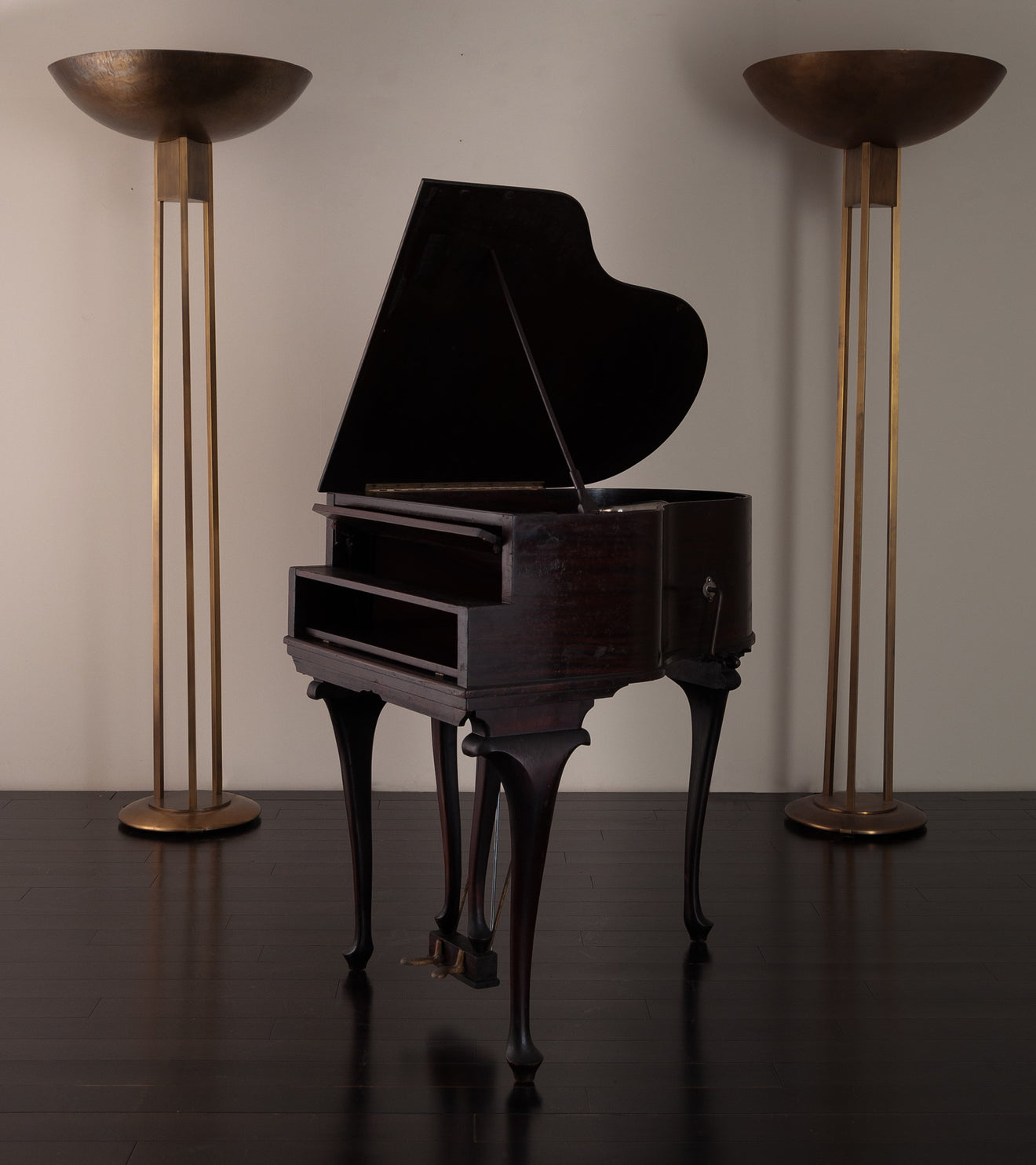Acoustic Gramaphone (Victrola) in the Shape of a Grand Piano