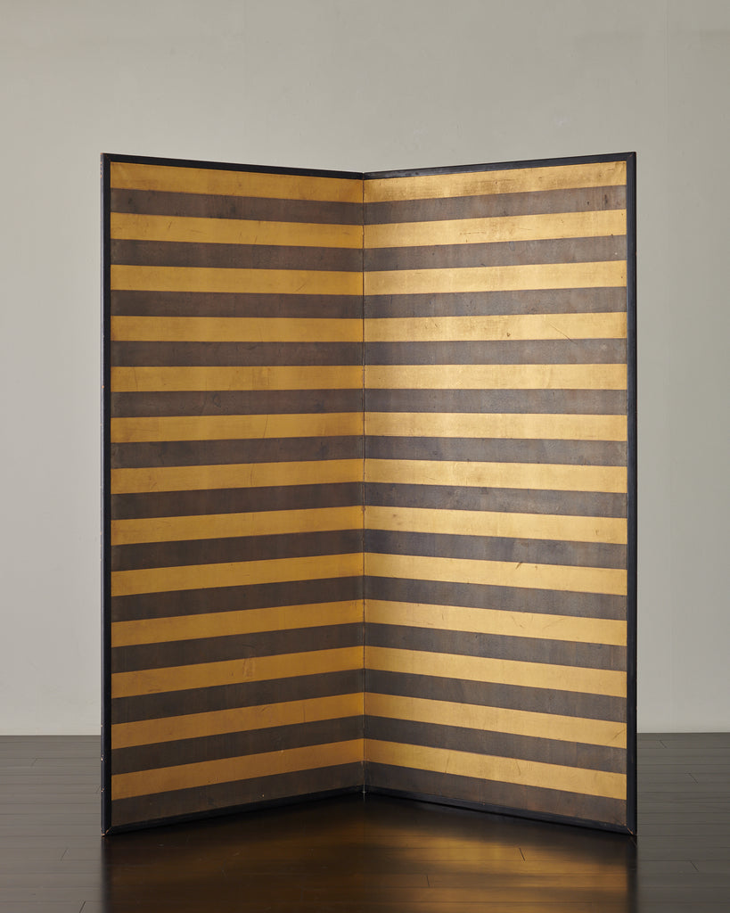 AN UNUSUAL JAPANESE 2-PANEL FOLDING SCREEN – Blackman Cruz