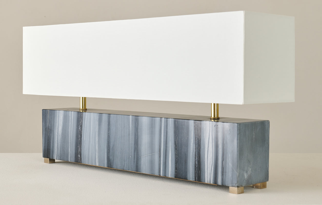 CALACATTA ZEBRINO HORIZONTAL TABLE LAMP