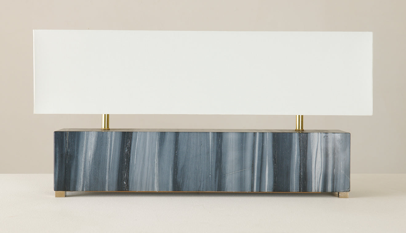 CALACATTA ZEBRINO HORIZONTAL TABLE LAMP