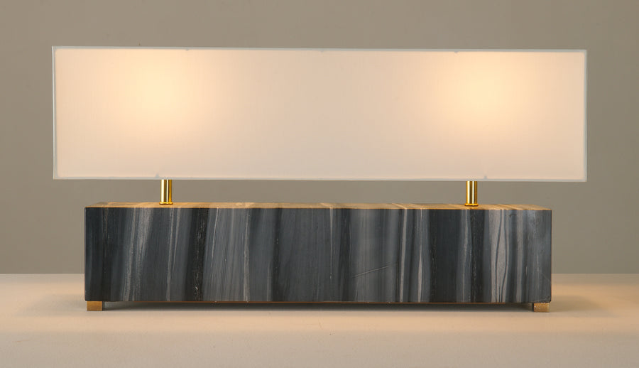 CALACATTA ZEBRINO HORIZONTAL TABLE LAMP