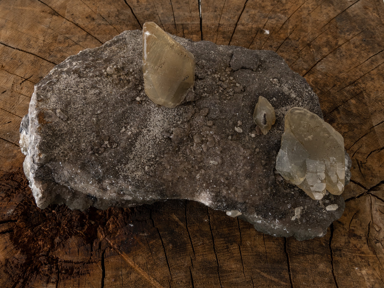 CALCITE & FLUORITE MINERAL SPECIMAN